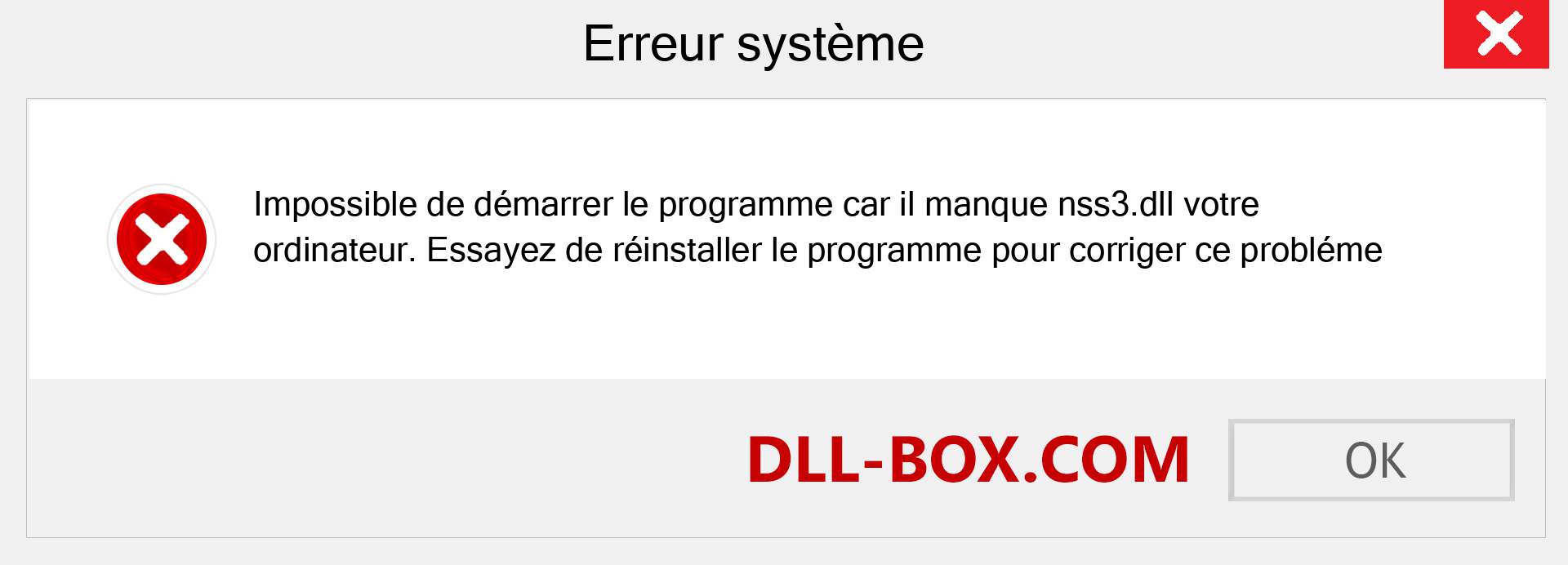 Le fichier nss3.dll est manquant ?. Télécharger pour Windows 7, 8, 10 - Correction de l'erreur manquante nss3 dll sur Windows, photos, images